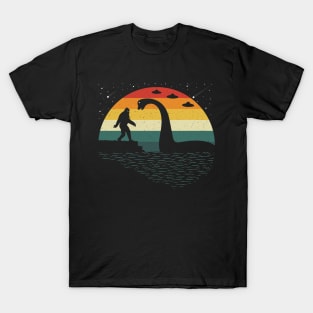 Bigfoot Loch Ness Monster Nessie T-Shirt